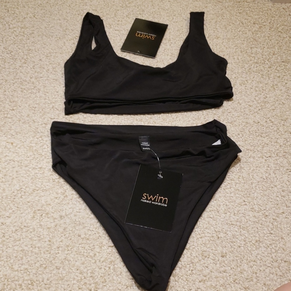 Naked Wardrobe swim set size Medium